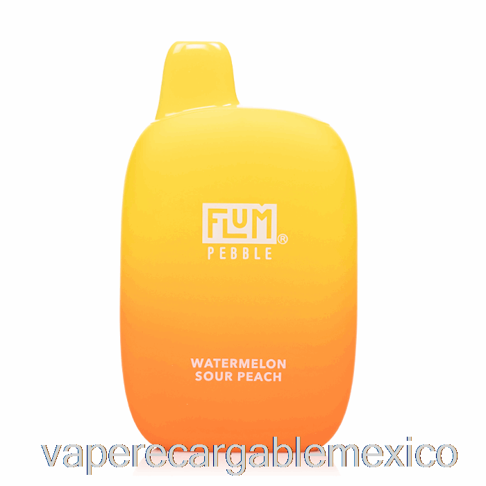 Vape Recargable Flum Pebble 6000 Desechable Sandía Melocotón Amargo